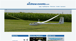 Desktop Screenshot of airshow-events.com